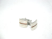 Load image into Gallery viewer, Men&#39;s Silver Band Cufflinks