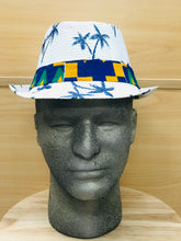 Load image into Gallery viewer, IFECHI Fedora Hat White Palm