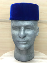 Load image into Gallery viewer, DUROJAIYE Velvet Royal Blue Hat