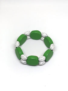 Green Wooden Bracelet