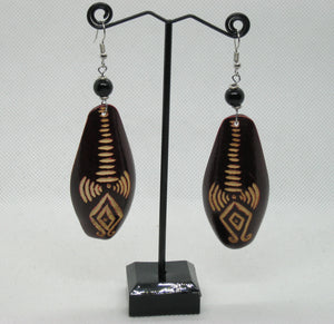 Tribal Print Earrings