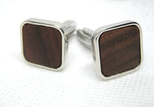 Load image into Gallery viewer, Wenge Wood Cufflinks
