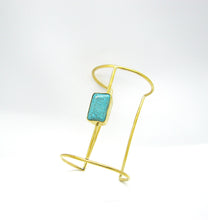 Load image into Gallery viewer, Turquoise Gemstone Cuff