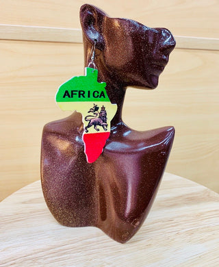 Rasta Africa Earrings