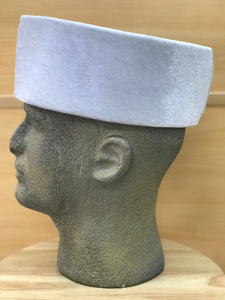 DUROJAIYE Velvet White Hat