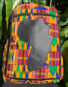 GHAZI Large Kente Backpack