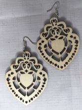 Load image into Gallery viewer, African Heart Earrings