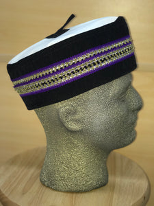 BABANGIDA Velvet Royal Purple Hat