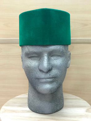 DAYO Velvet Green Hat
