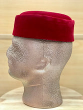 Load image into Gallery viewer, EBUBECHUKWU Velvet Red Cap