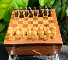 Load image into Gallery viewer, Wood Mini Chess Set