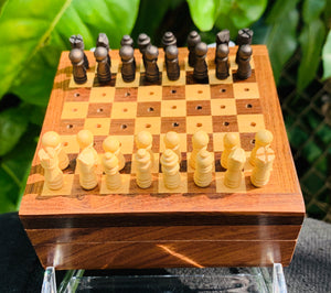 Wood Mini Chess Set