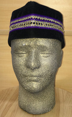 BABANGIDA Velvet Royal Purple Hat