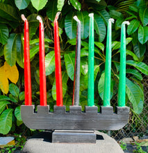 Load image into Gallery viewer, Black Kwanzaa Candle stand