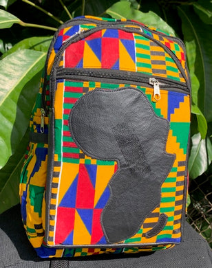 ISIOMA small Kente Backpack