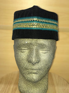 BABANGIDA Velvet Turquoise Hat
