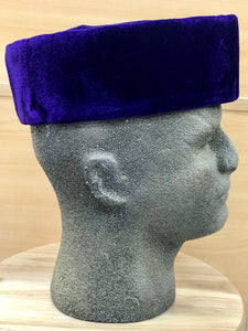 DUROJAIYE Velvet Purple Hat