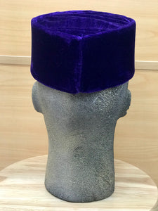 DUROJAIYE Velvet Purple Hat