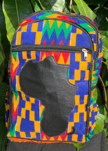 Load image into Gallery viewer, FADI Large Kente Backpack