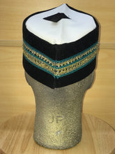 Load image into Gallery viewer, BABANGIDA Velvet Turquoise Hat
