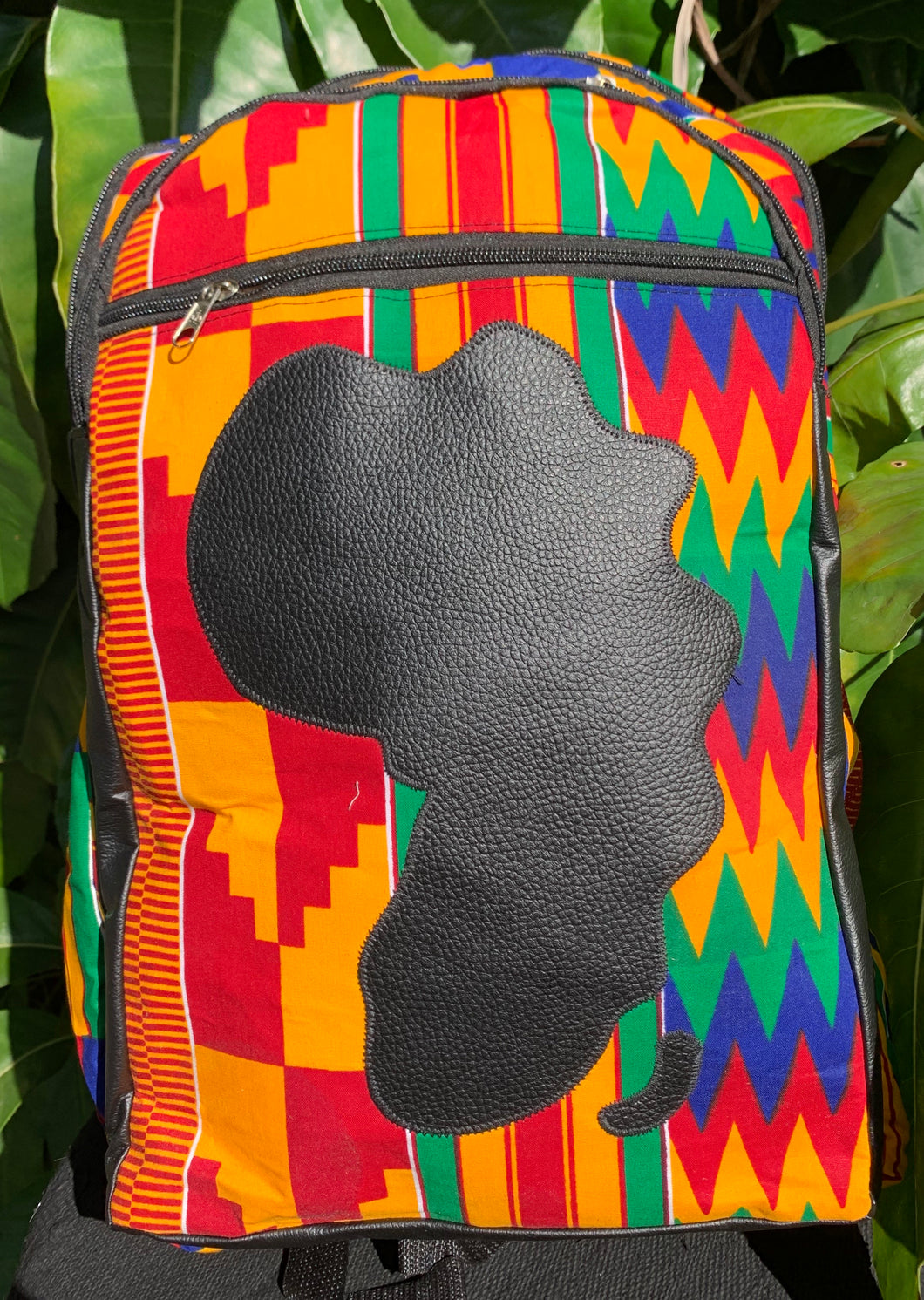 GYASI Large Kente Backpack