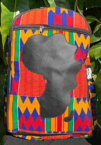 GHARAM Large Kente Backpack