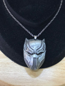 Silver Panther Mask Chain