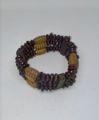 Brown Wooden Bracelet